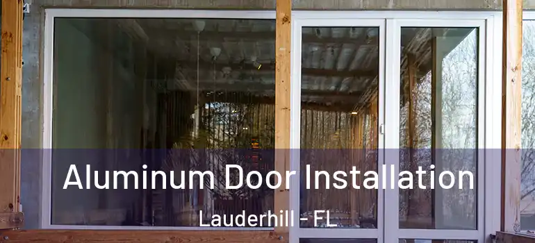  Aluminum Door Installation Lauderhill - FL