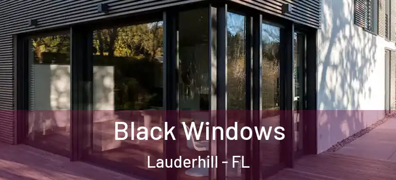  Black Windows Lauderhill - FL