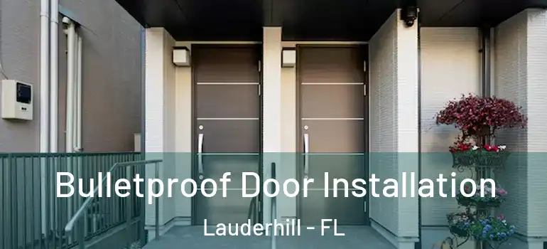  Bulletproof Door Installation Lauderhill - FL