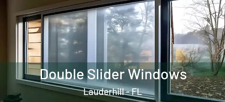  Double Slider Windows Lauderhill - FL