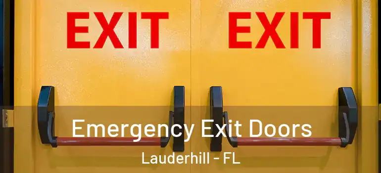  Emergency Exit Doors Lauderhill - FL
