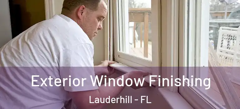  Exterior Window Finishing Lauderhill - FL
