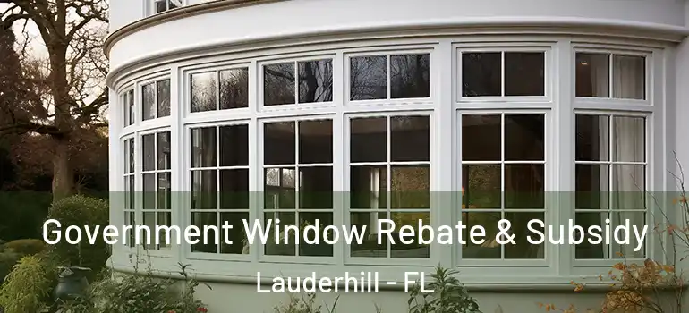  Government Window Rebate & Subsidy Lauderhill - FL