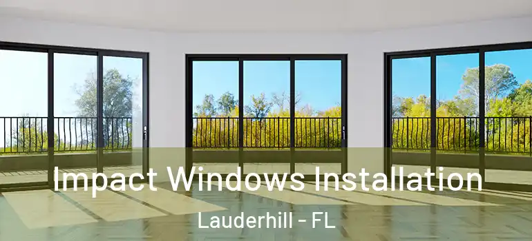  Impact Windows Installation Lauderhill - FL