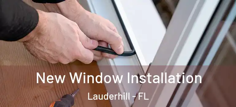  New Window Installation Lauderhill - FL