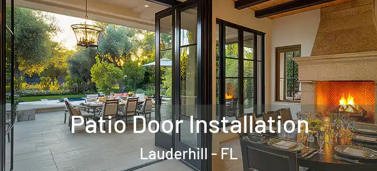  Patio Door Installation Lauderhill - FL