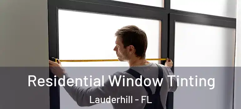  Residential Window Tinting Lauderhill - FL