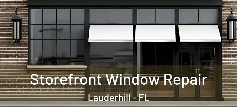  Storefront Window Repair Lauderhill - FL