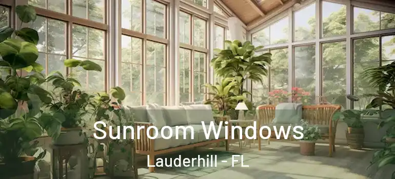  Sunroom Windows Lauderhill - FL
