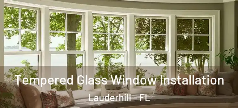  Tempered Glass Window Installation Lauderhill - FL
