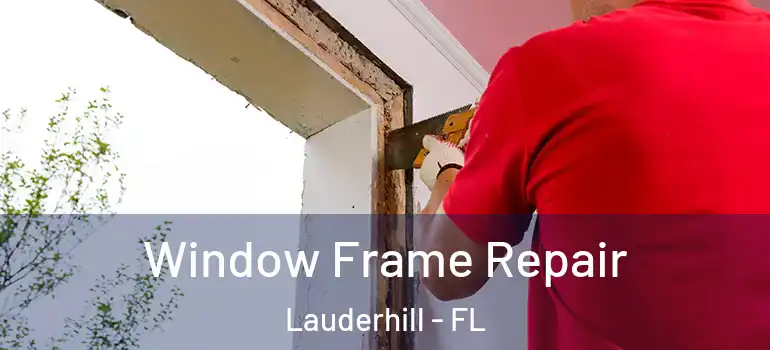 Window Frame Repair Lauderhill - FL