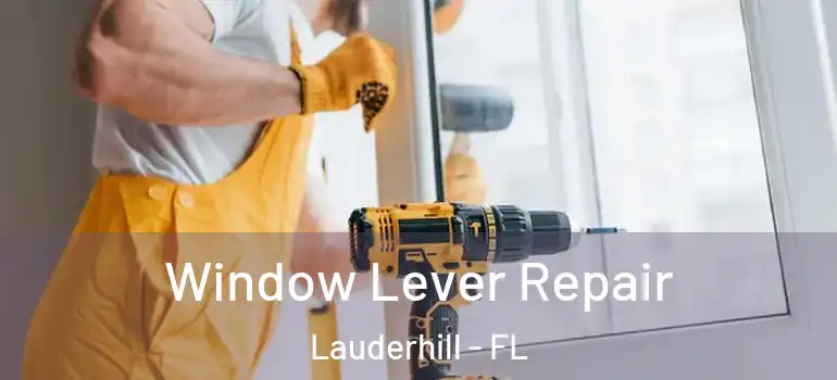  Window Lever Repair Lauderhill - FL