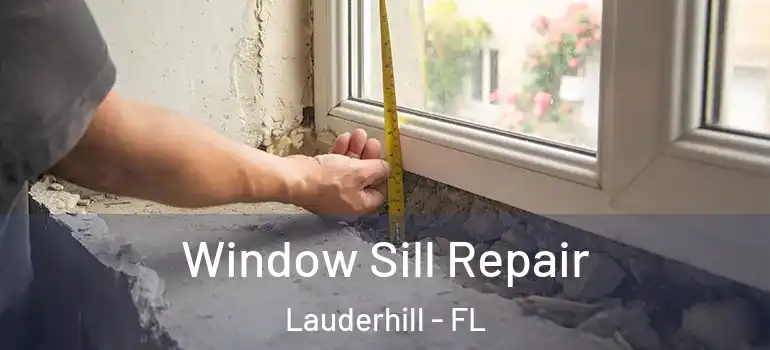  Window Sill Repair Lauderhill - FL